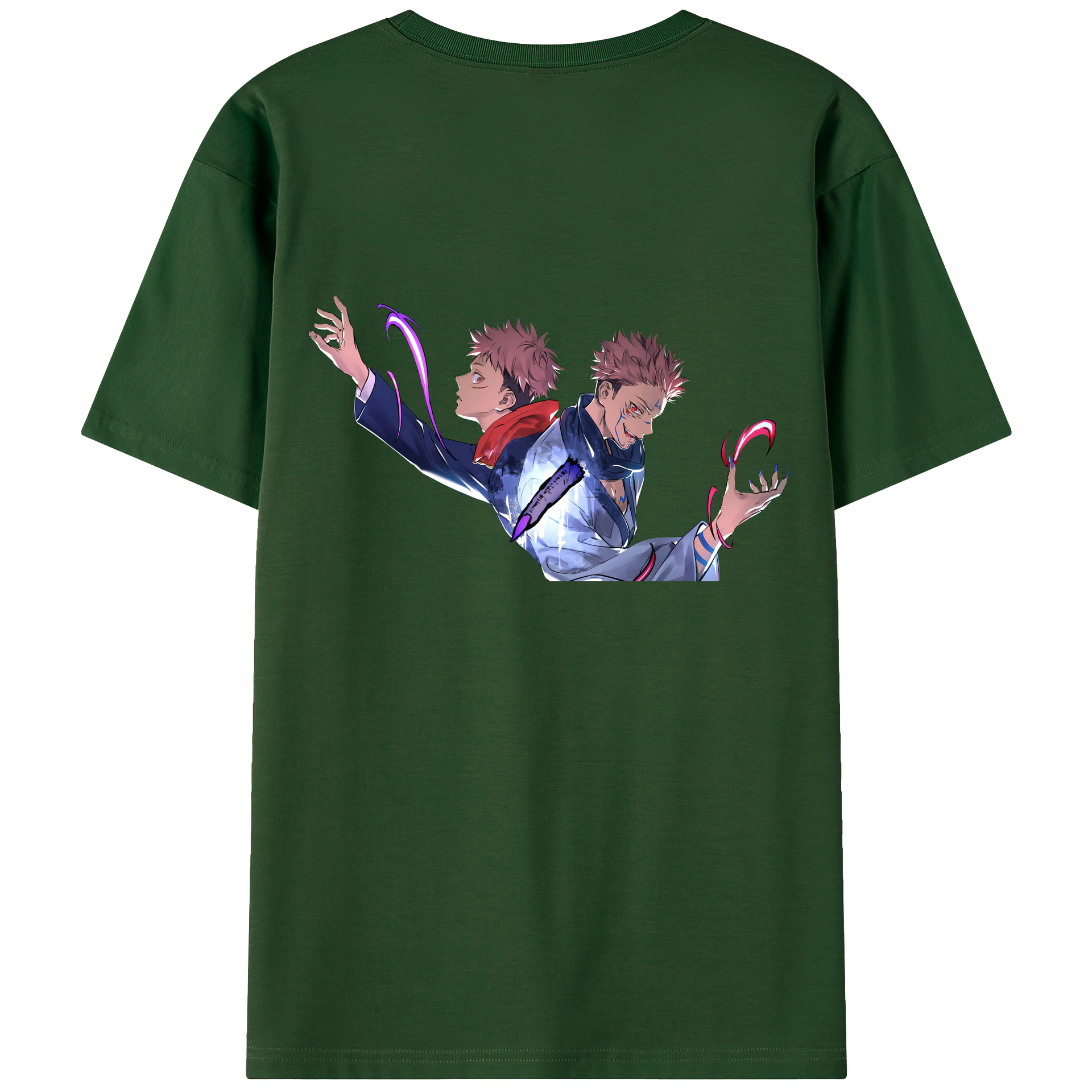 （画像用） 呪術廻戦 Jujutsu Kaisen 綿100％半袖Tシャツ（背面プリント）